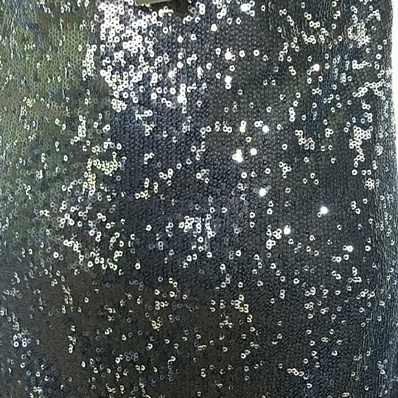 Black Sequin Slip Dress (LF) - Picture 8 of 8